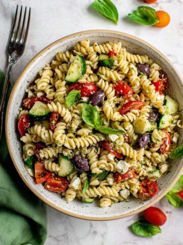 Easy Pesto Pasta Salad Recipe