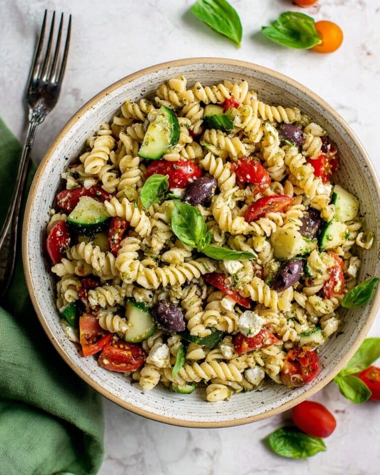 Easy Pesto Pasta Salad Recipe