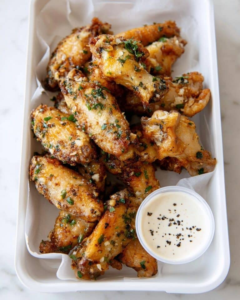 Garlic Parmesan Wings Recipe