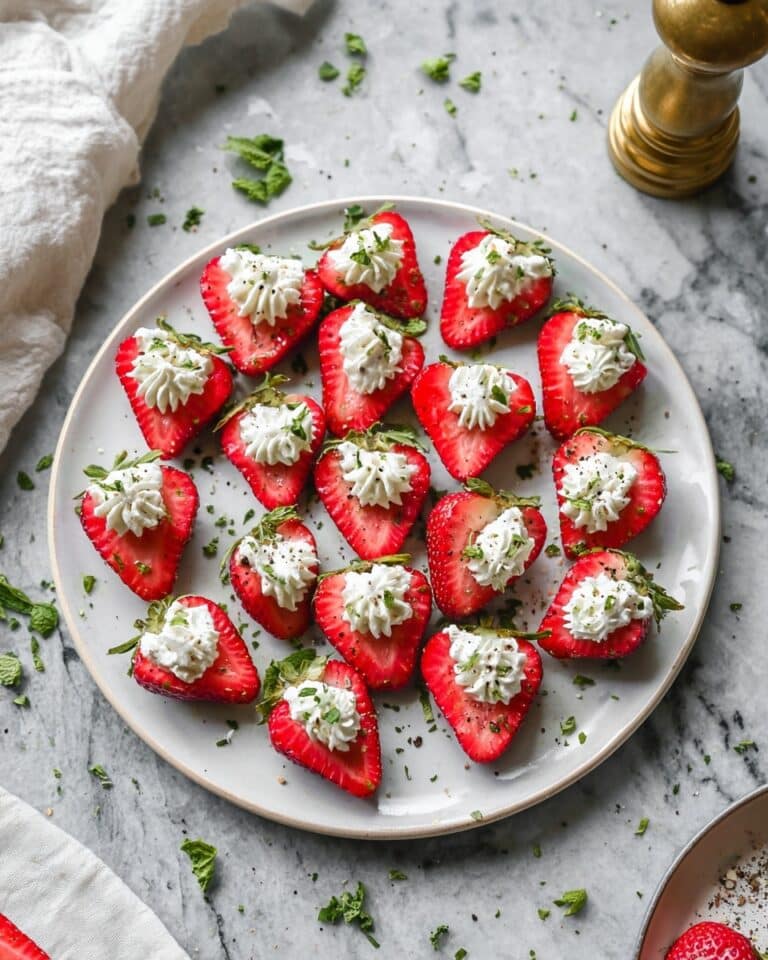 Cheesecake Stuffed Strawberries Recipe
