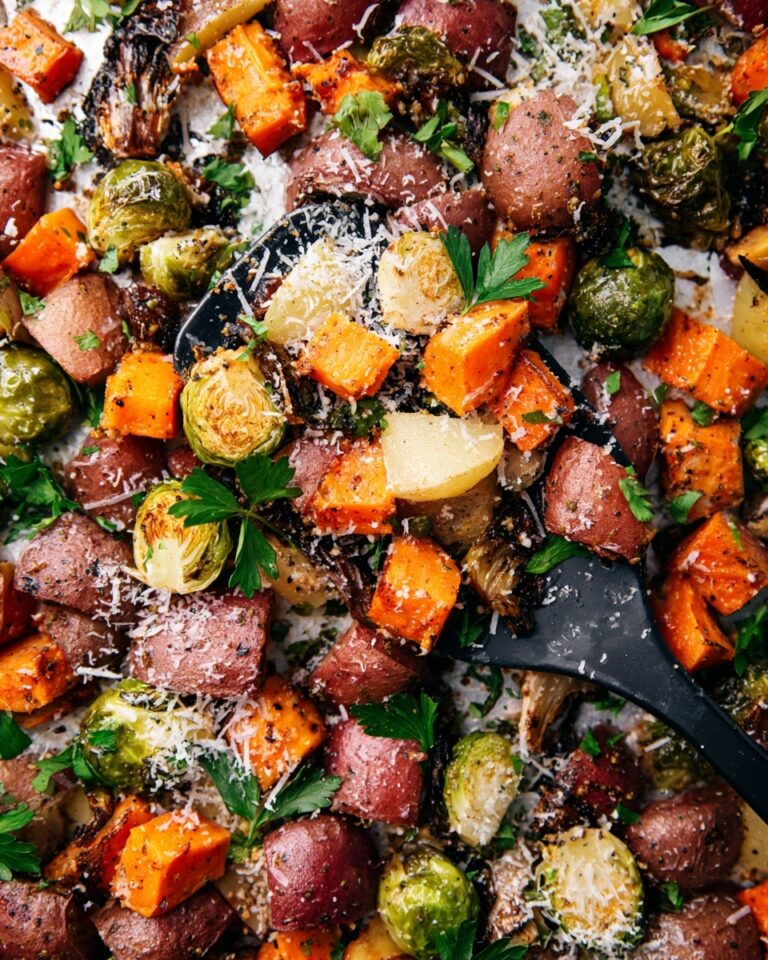 Roasted Vegetables with Herbs and Parmesan Recipe
