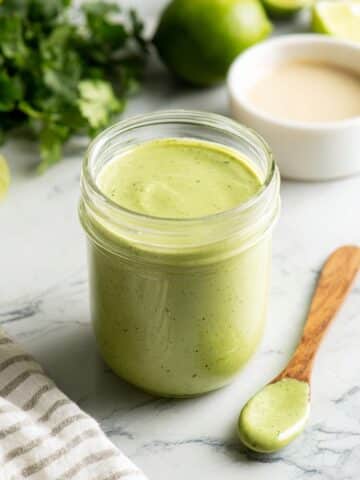 Creamy Cilantro Lime Tahini Dressing Recipe