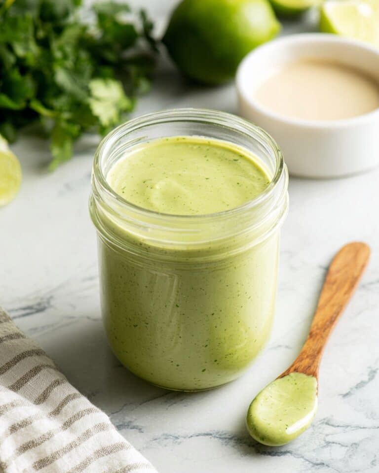 Creamy Cilantro Lime Tahini Dressing Recipe