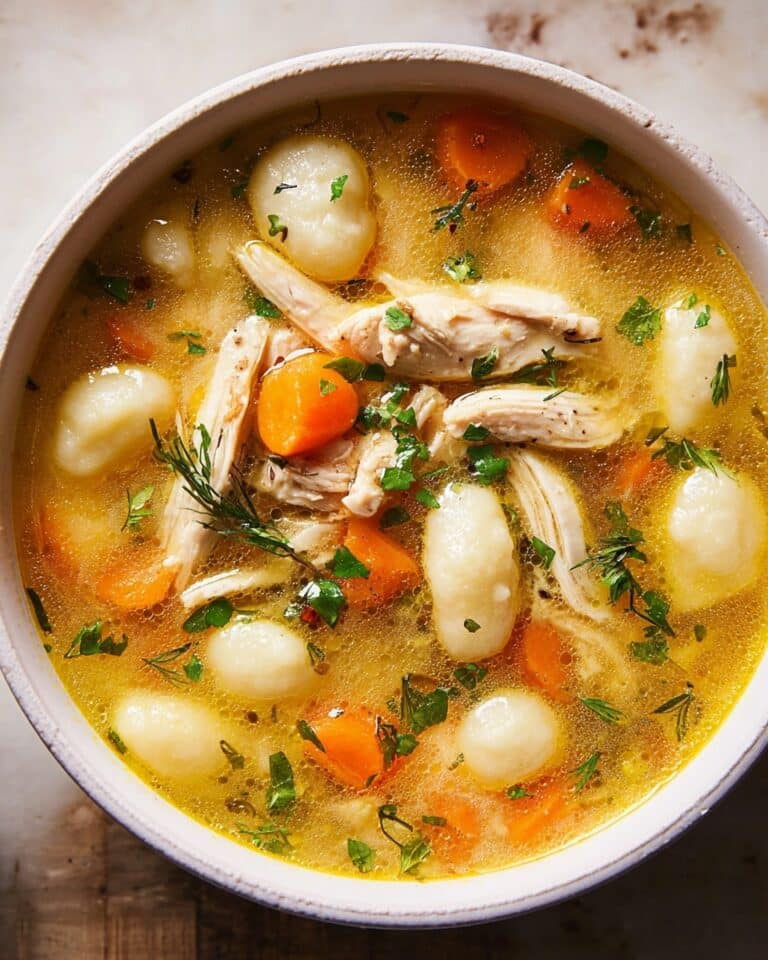 Herby Chicken Gnocchi Soup Recipe