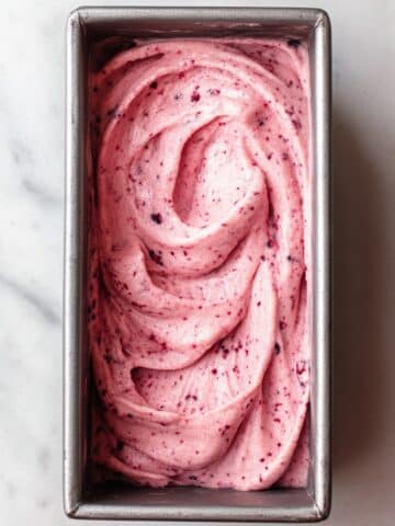 5 Ingredient Strawberry Nice Cream with Chocolate Chips Recipe