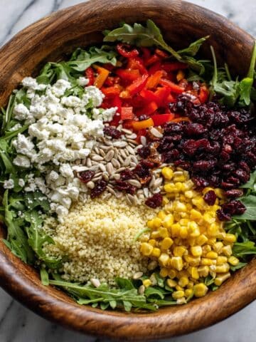 Chopped Salad with Creamy Basil Dressing Recipe