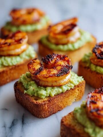 Chili Shrimp and Avocado Crostini Recipe
