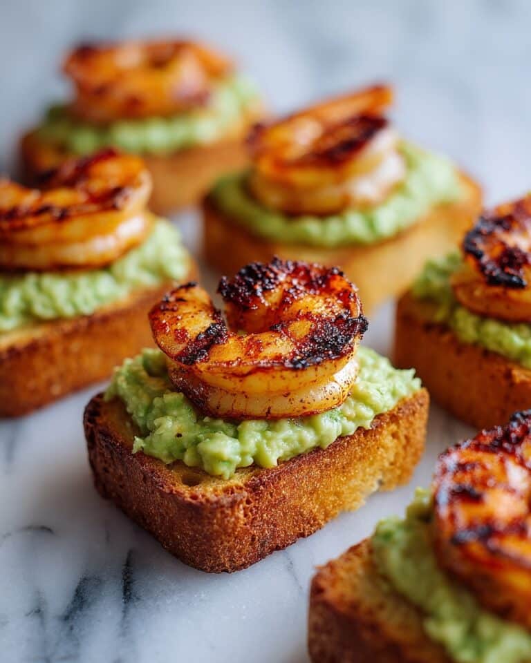 Chili Shrimp and Avocado Crostini Recipe