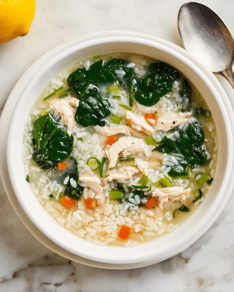 Chicken Lemon Orzo Soup Recipe