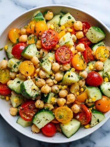 Easy Chickpea Salad Recipe