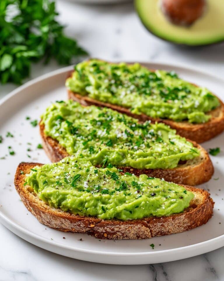 Creamy Avocado Toast with Fresh Herbs Recipe
