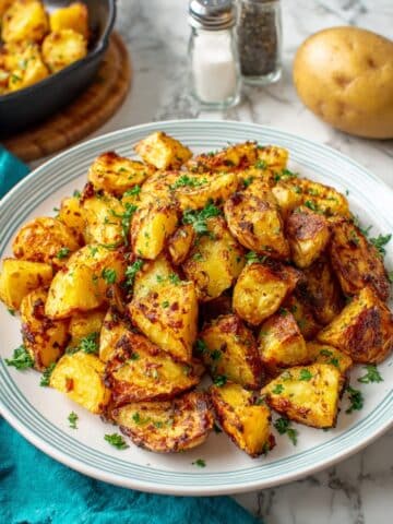 Duck Fat Roasted Potatoes with Fresh Herbs and Parmesan Recipe