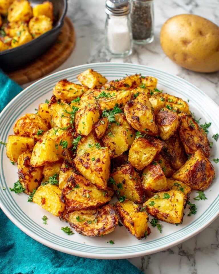 Duck Fat Roasted Potatoes with Fresh Herbs and Parmesan Recipe