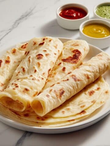 Garlic Flatbread with Liquid Batter (No Knead, No Dough) Recipe