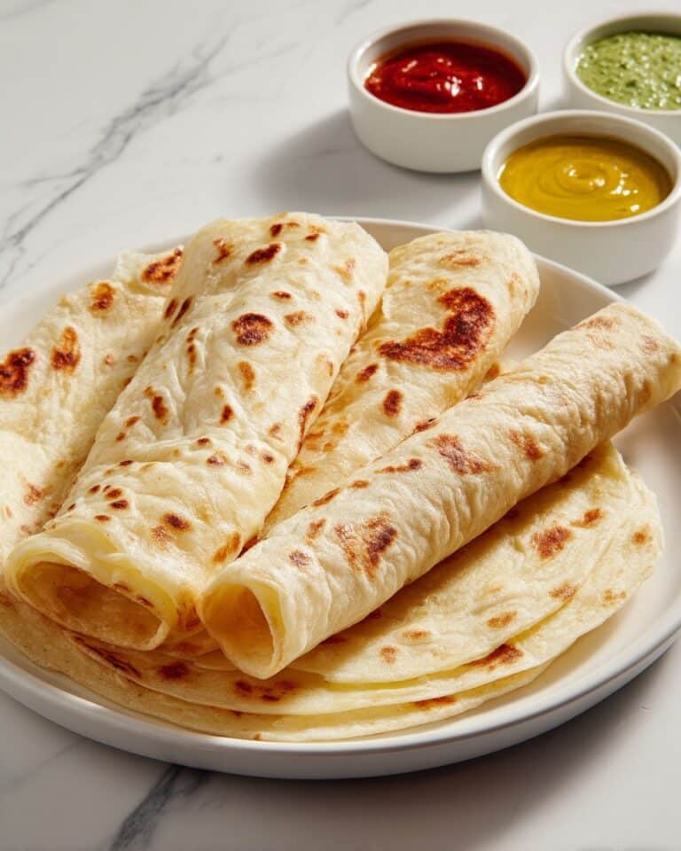 Garlic Flatbread with Liquid Batter (No Knead, No Dough) Recipe