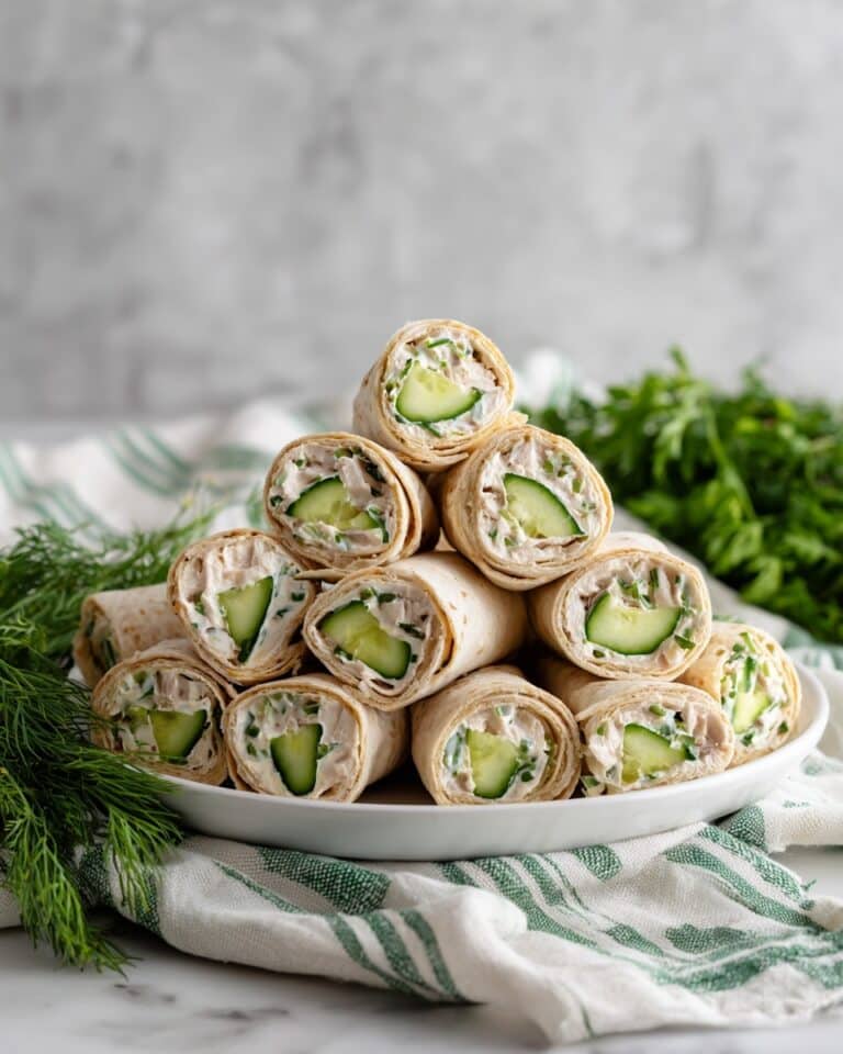 Cucumber and Dill Pinwheels Recipe