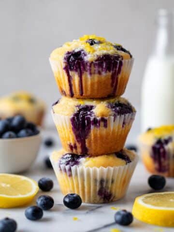 The Best Vegan Lemon Blueberry Muffins Recipe