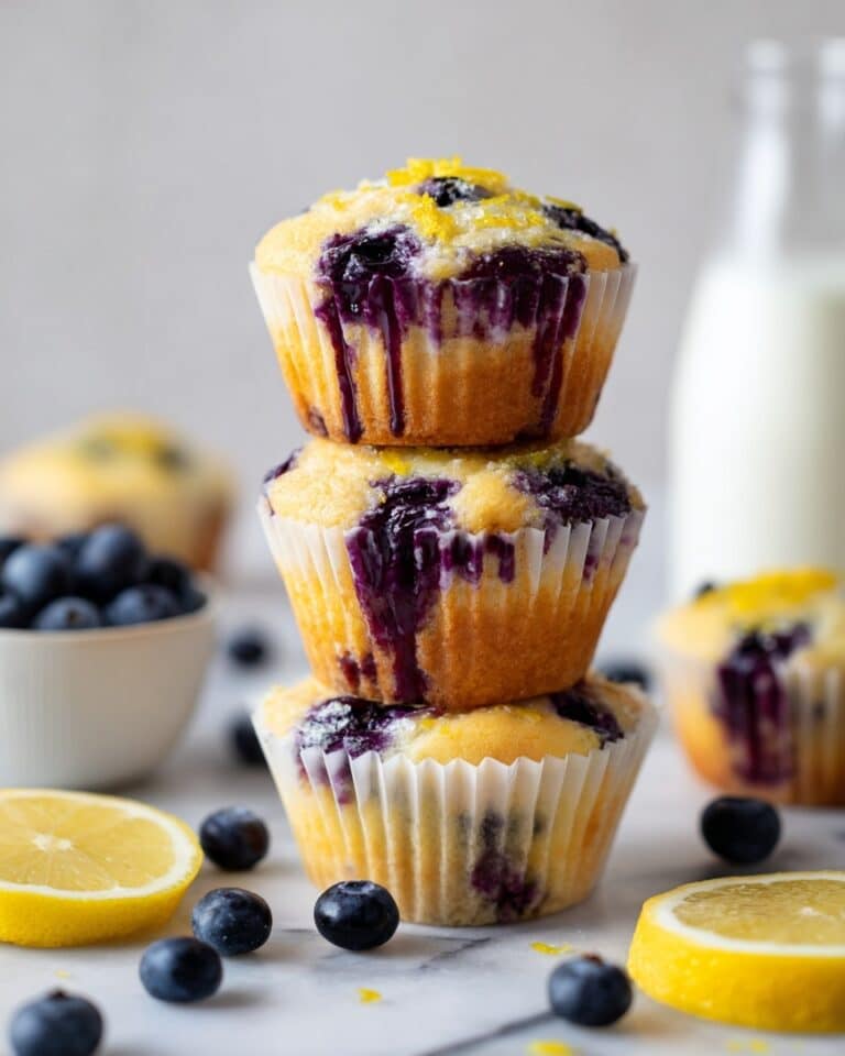 The Best Vegan Lemon Blueberry Muffins Recipe