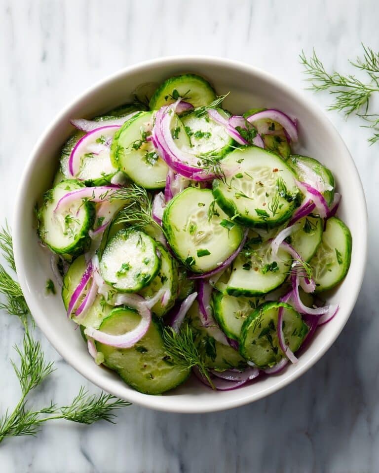 One Pot Cucumber Onion Salad Recipe