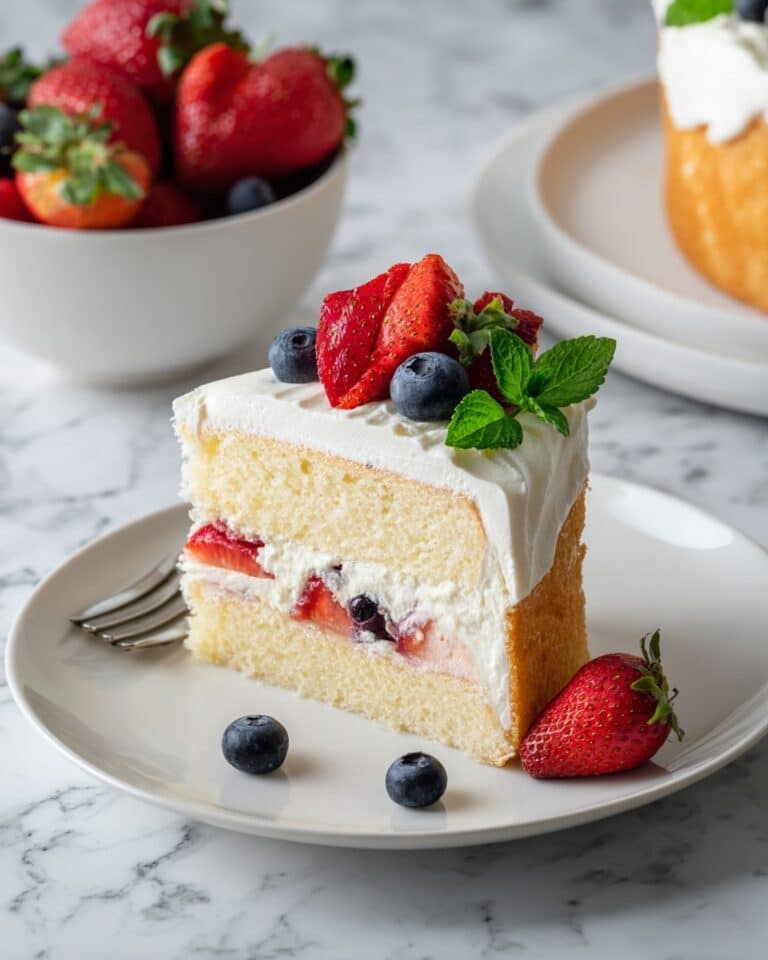 Red, White, and Blue Cake Recipe
