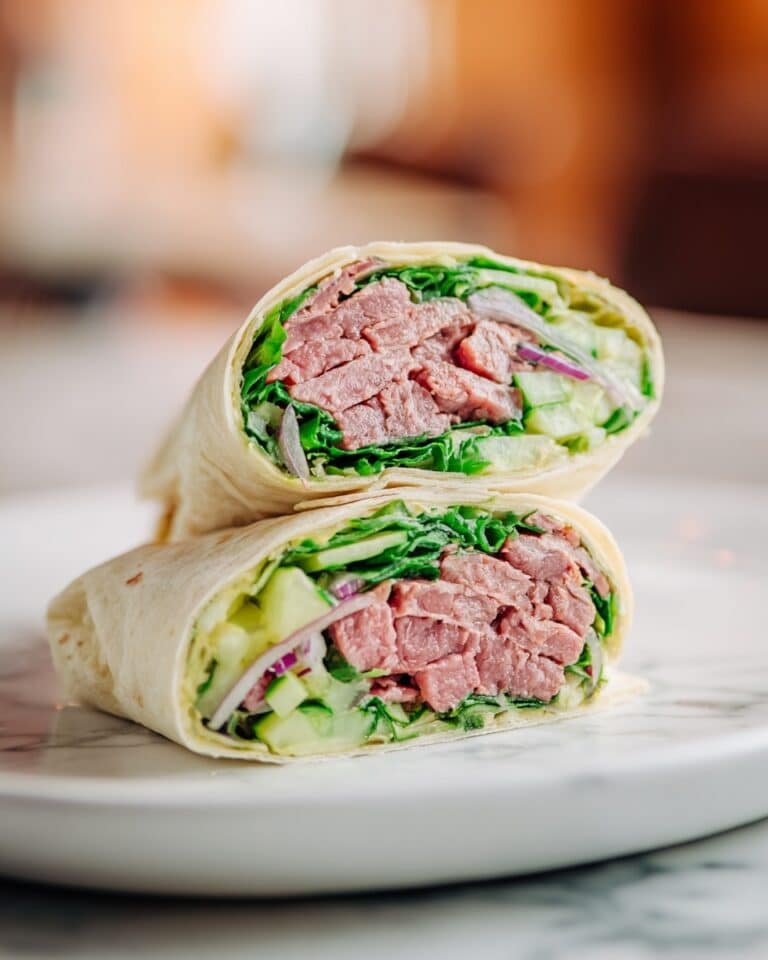 Salmon Wraps with Watercress & Spicy Mayo Recipe