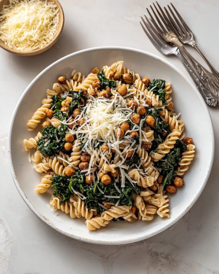 Caesar Kale Pasta Salad Recipe