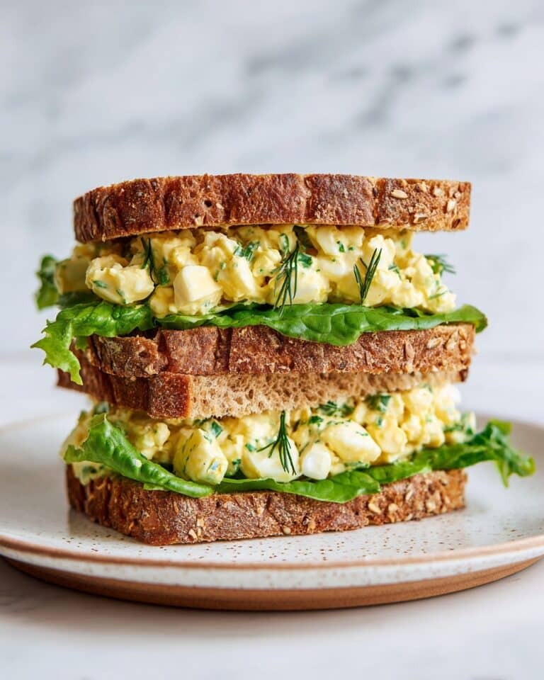 Creamy Greek Yogurt Egg Salad with Red Onion and Chives Recipe