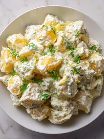 Healthy Potato Salad with Greek Yogurt Recipe