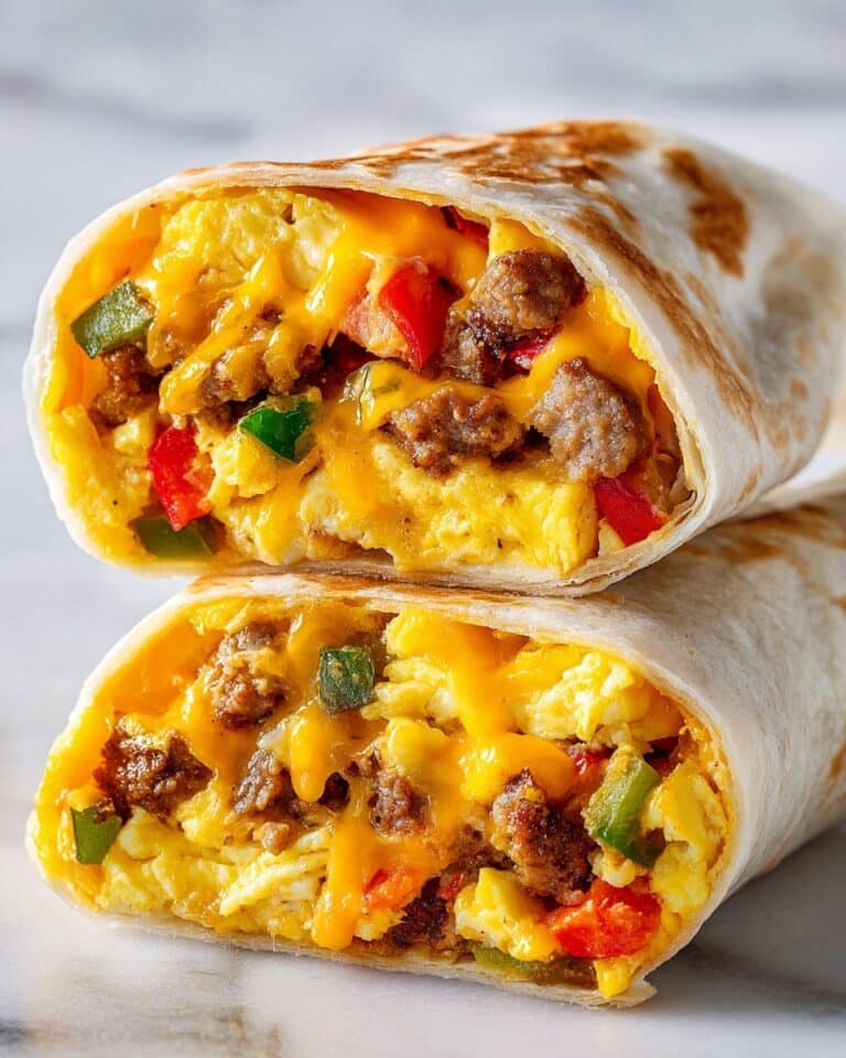 Freezer Breakfast Burritos Recipe