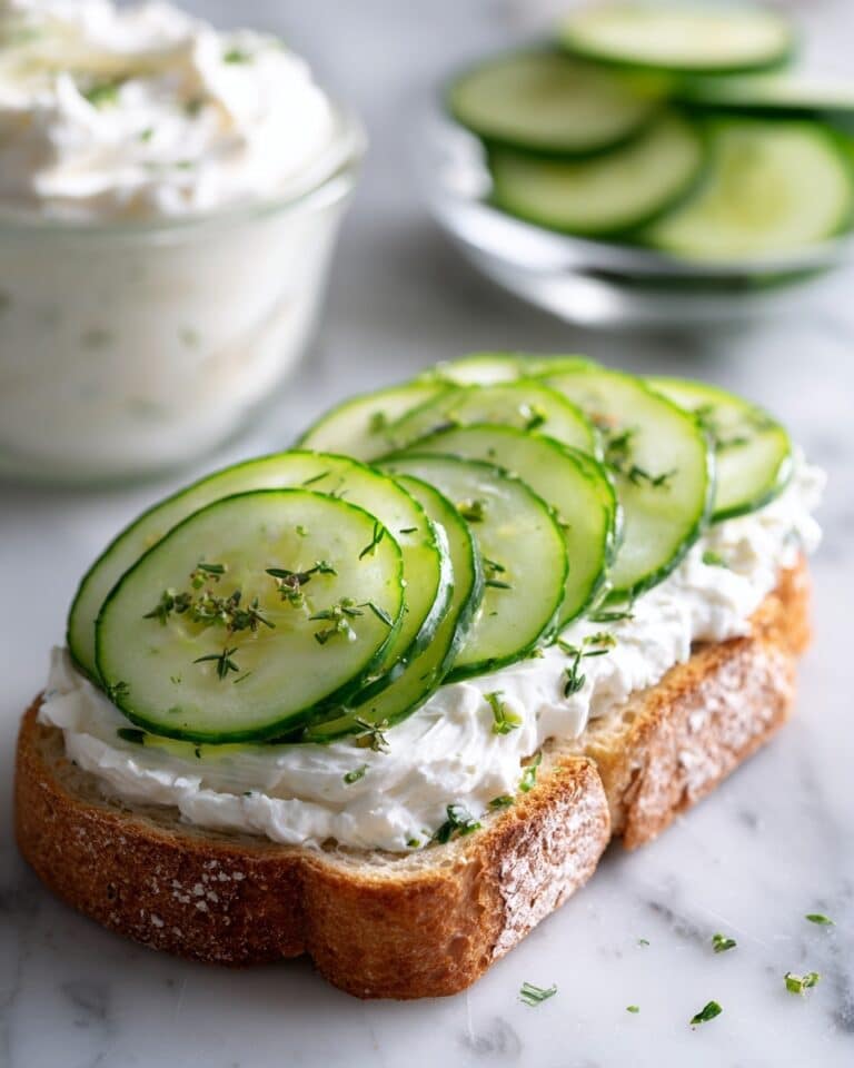 Cucumber Sandwiches with Dill and Lemon Recipe