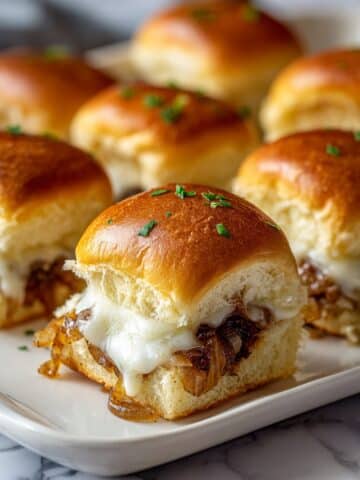 French Onion Meatball Sliders Recipe