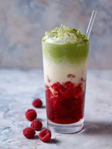 Raspberry Matcha Latte Recipe