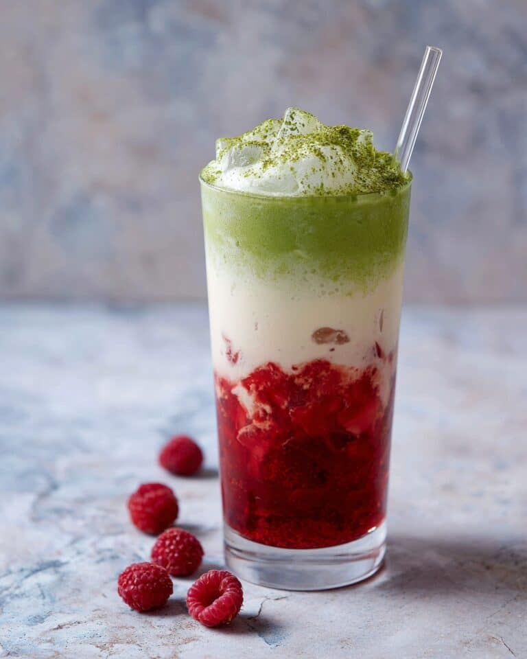 Matcha Raspberry Gelato Raspberry Matcha Latte: Bright, Refreshing, and Delicious