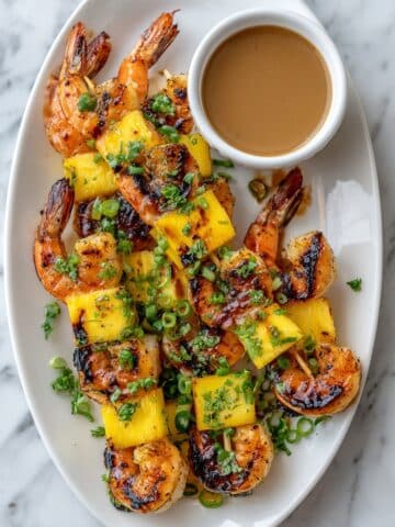 Grilled Shrimp & Mango Skewers Recipe