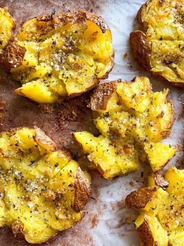 Garlic Ranch Smashed Potatoes Recipe
