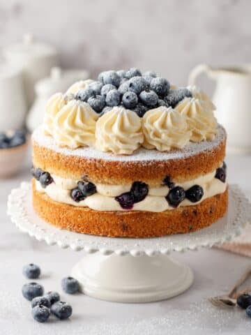 Lemon Blueberry Zucchini Cake with Lemon Buttercream Recipe