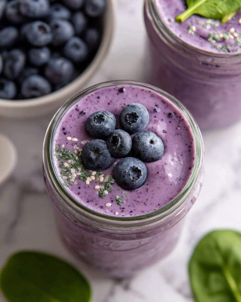 Blueberry Cottage Cheese Smoothie Recipe