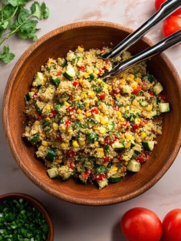 Veggie Quinoa with Zucchini and Corn Recipe