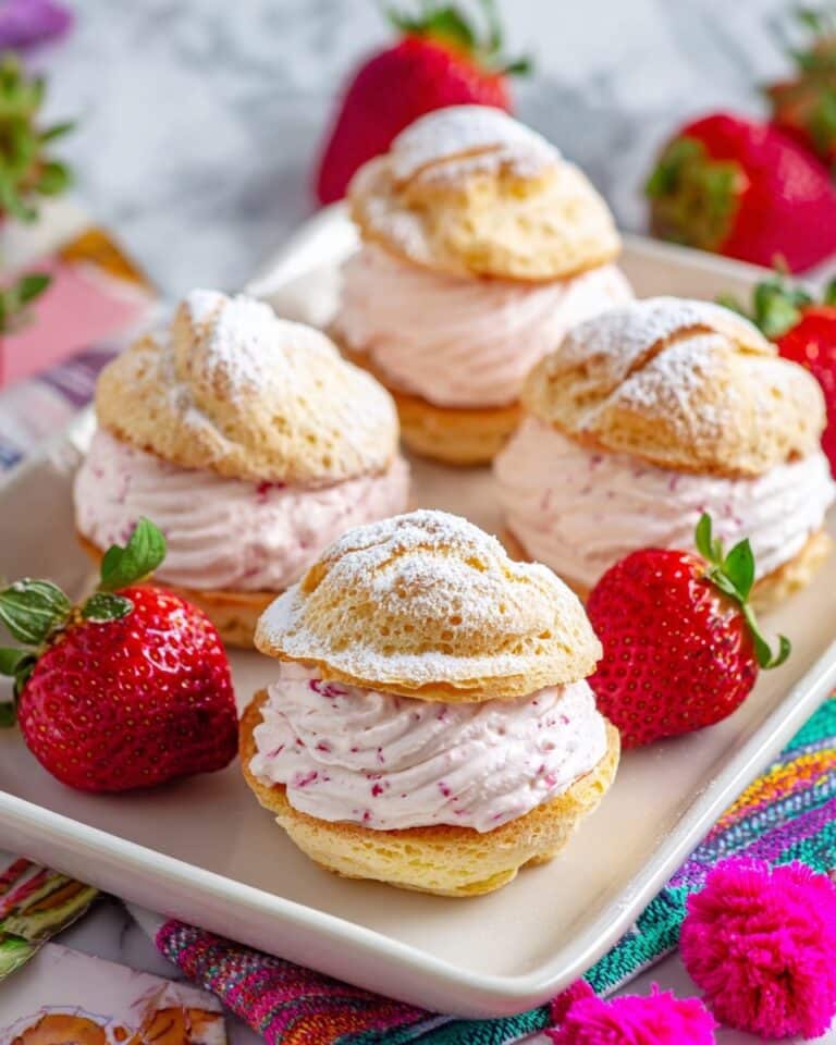Easy Strawberry Cream Puffs Recipe