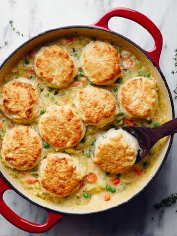 Chicken Pot Pie with Biscuits Recipe