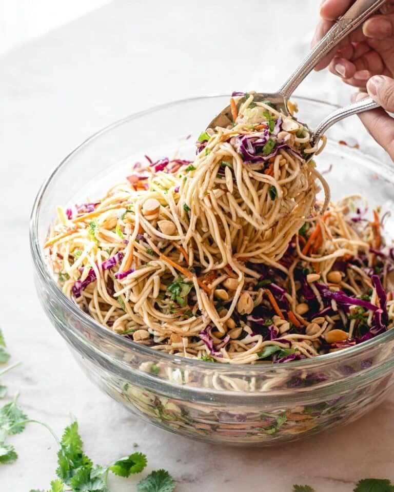 Spicy Thai Spaghetti Salad Recipe