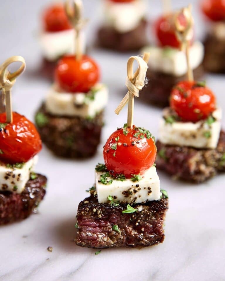 Steak Caprese Appetizers Recipe