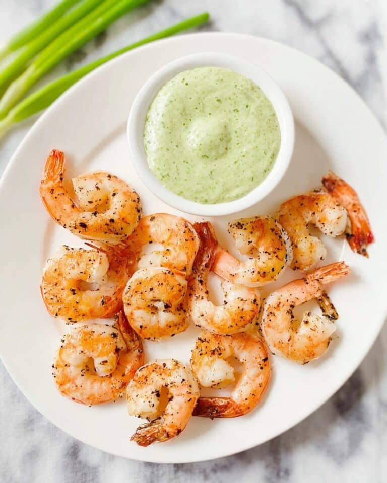 Easy Roasted Shrimp with Green Goddess Dip Recipe