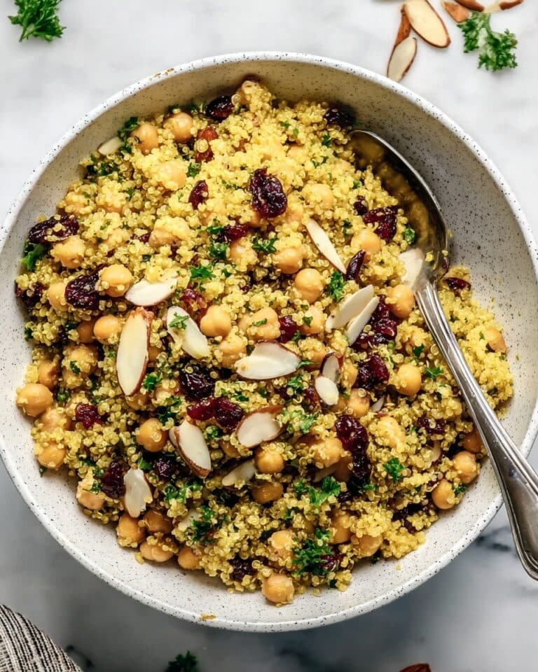 One Pot Moroccan-Inspired Chickpea Quinoa Salad Recipe