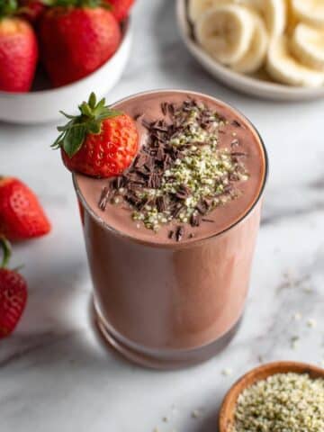 Chocolate Strawberry Banana Smoothie Recipe