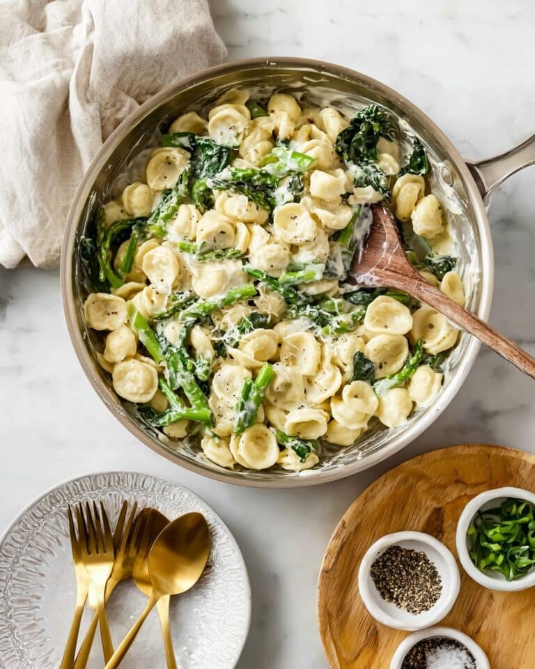 Creamy Asparagus Pasta Recipe