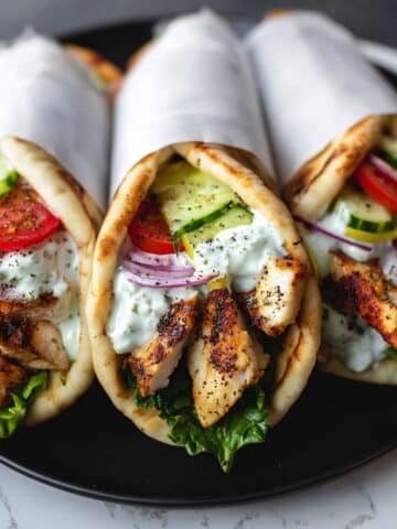 Easy Chicken Gyros & Tzatziki Sauce Recipe