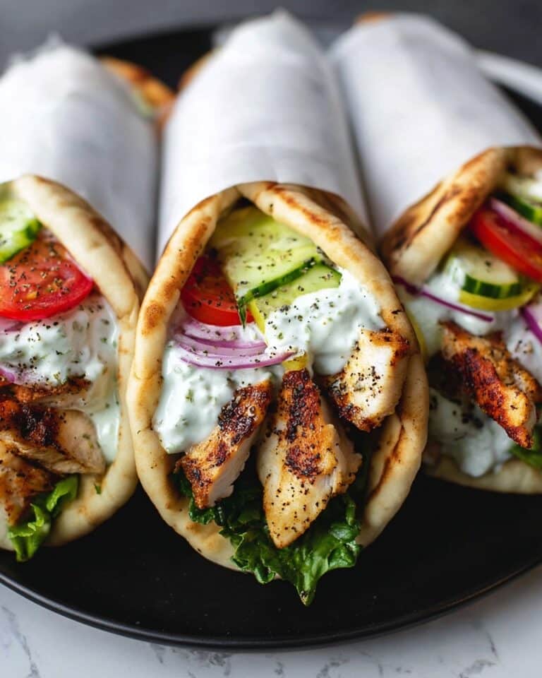 Easy Chicken Gyros & Tzatziki Sauce Recipe
