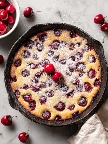 Creamy Cherry Clafoutis with Crisp Edges Recipe