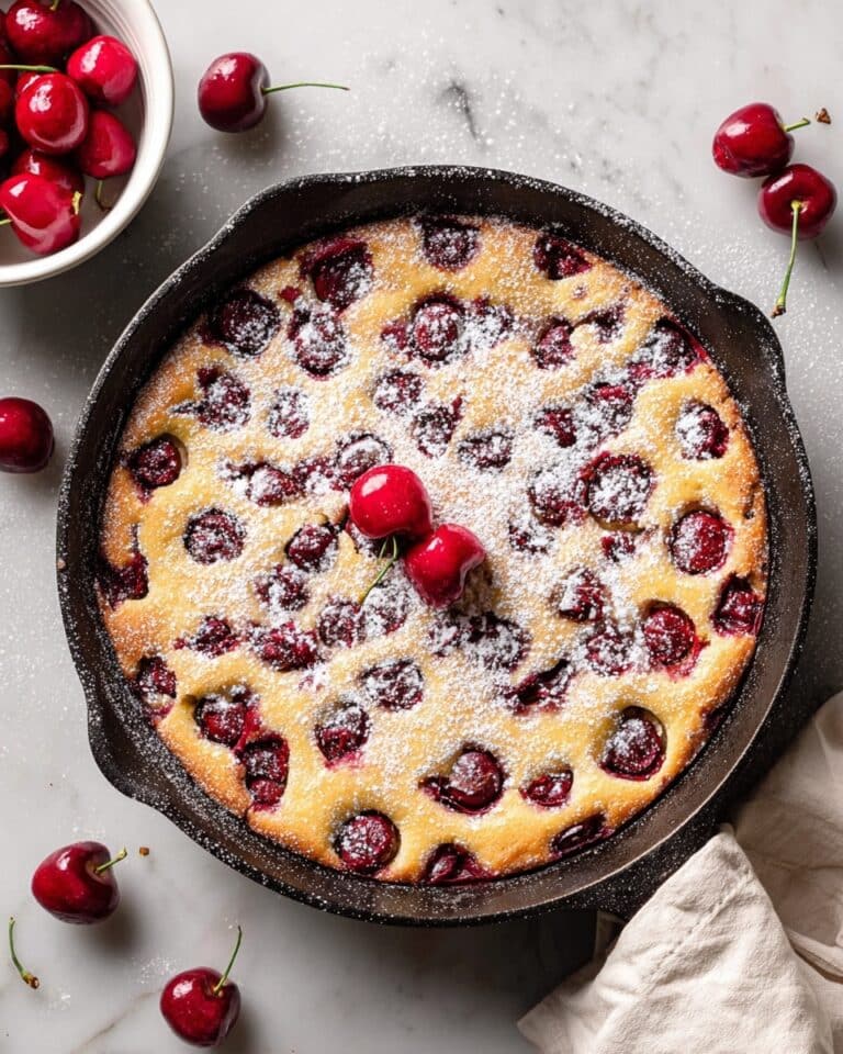 Creamy Cherry Clafoutis with Crisp Edges Recipe